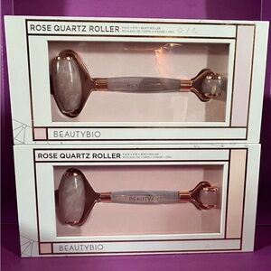 BEAUTY BIO Rose Quartz Roller (brand new in box